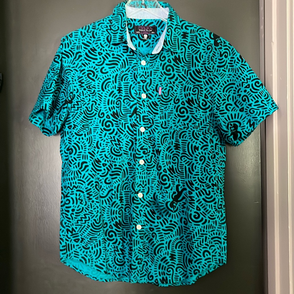 Men’s Mishka short sleeve button down